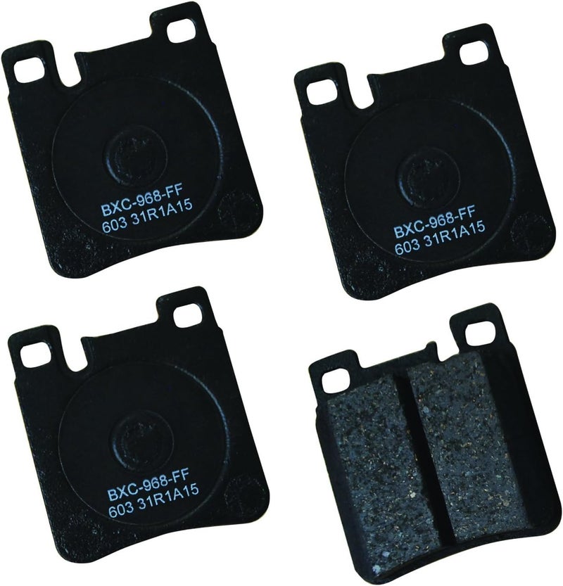 Bendix Premium SBC603 Rear Brake Pads for Crossfire,Benz 300SD,300SE,400SE,400SEL,500SEC,500SEL,600SEC,600SEL,600SL,C32 AMG,C36 C43 C55 CL500,CL600,CLK55 CLK320,CLK430,CLK500,CLK550,E55 E280,E300,E320 - Image 1